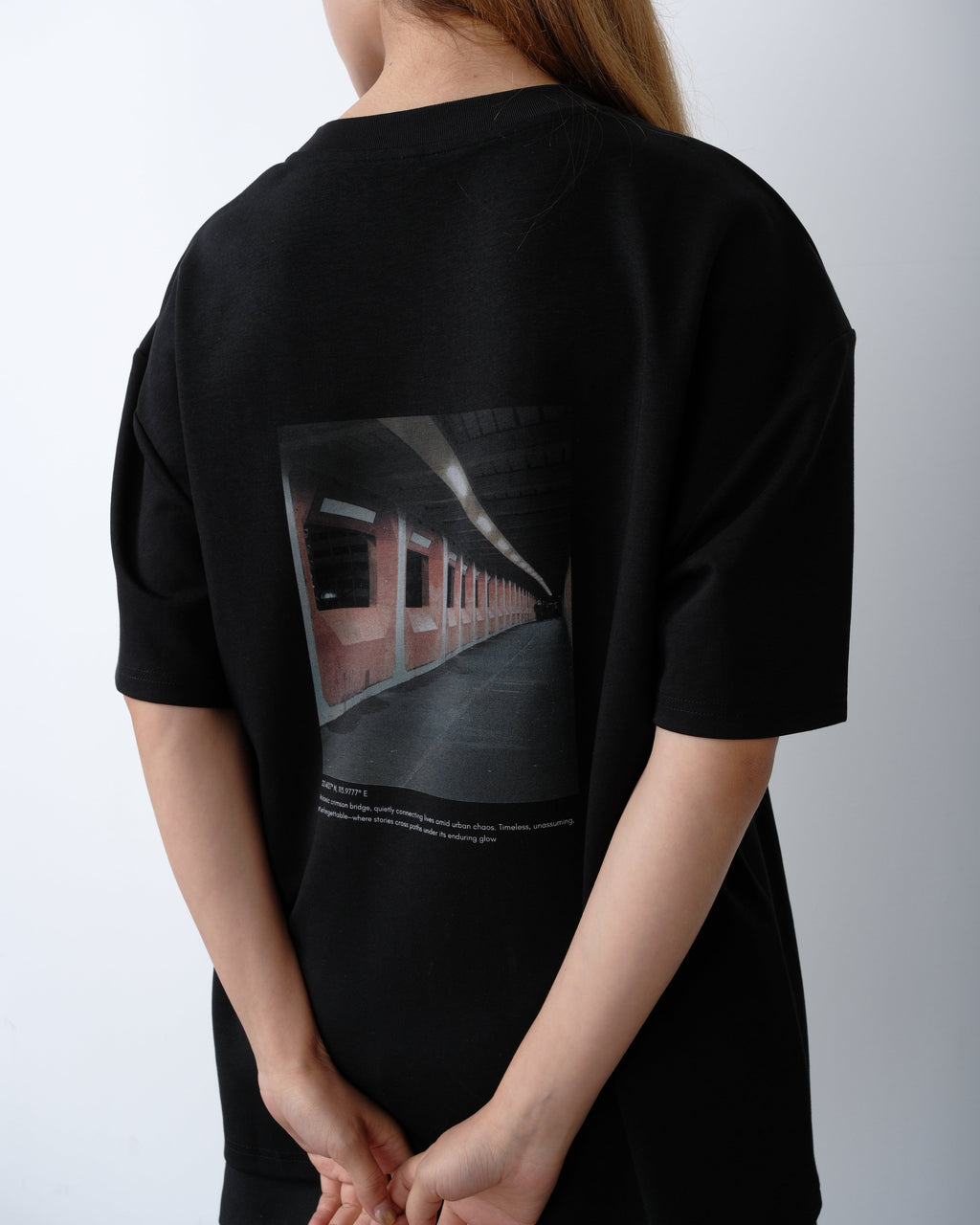 D852 Oversized T-Shirt Matte Black