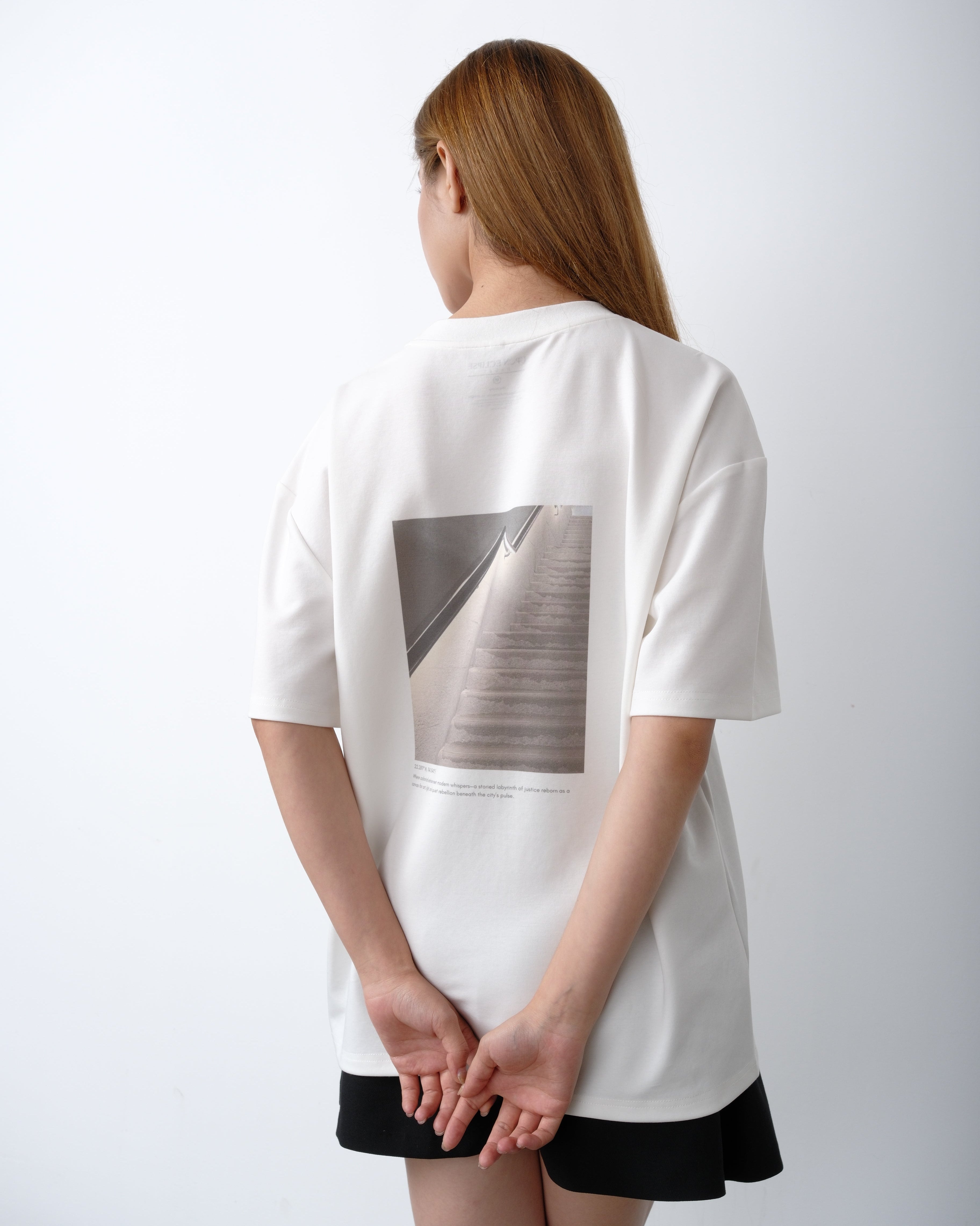 D852 Oversized T-Shirt Classic White