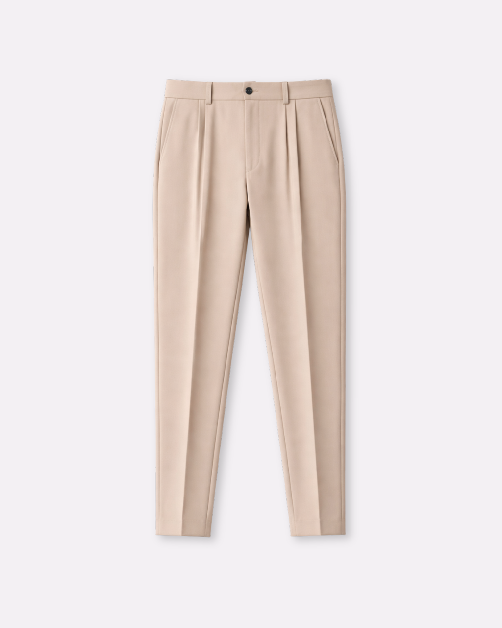 Foundational Classic-Fit Trousers Soft Beige