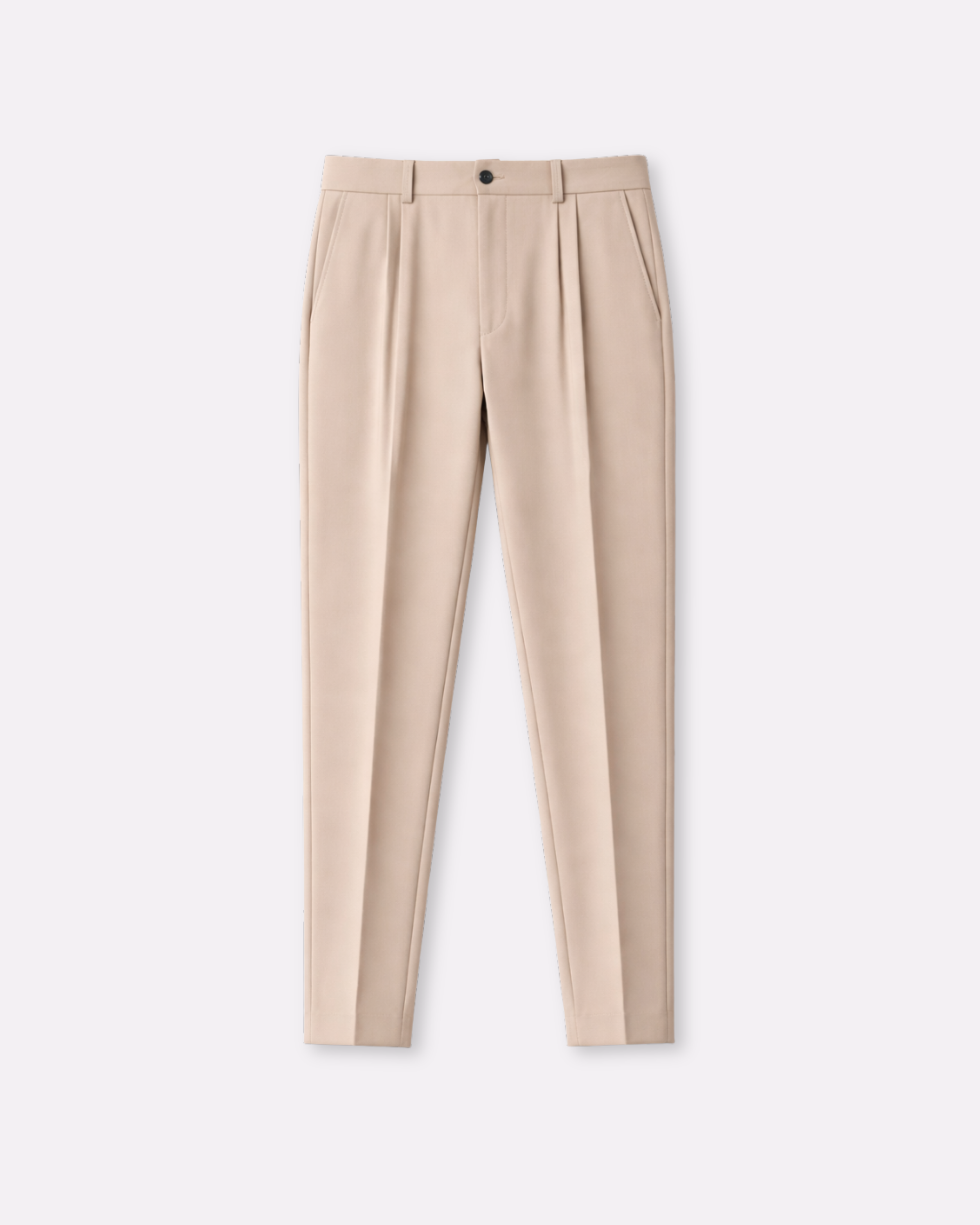 Foundational Classic-Fit Trousers Soft Beige