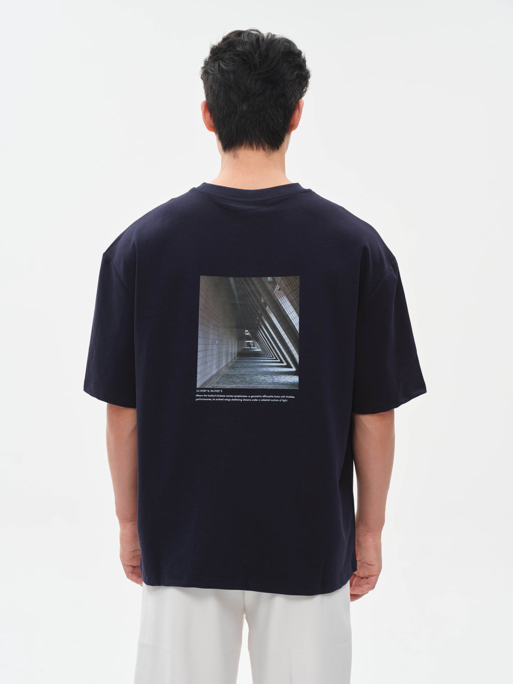 D852 Oversized T-Shirt Royal Navy