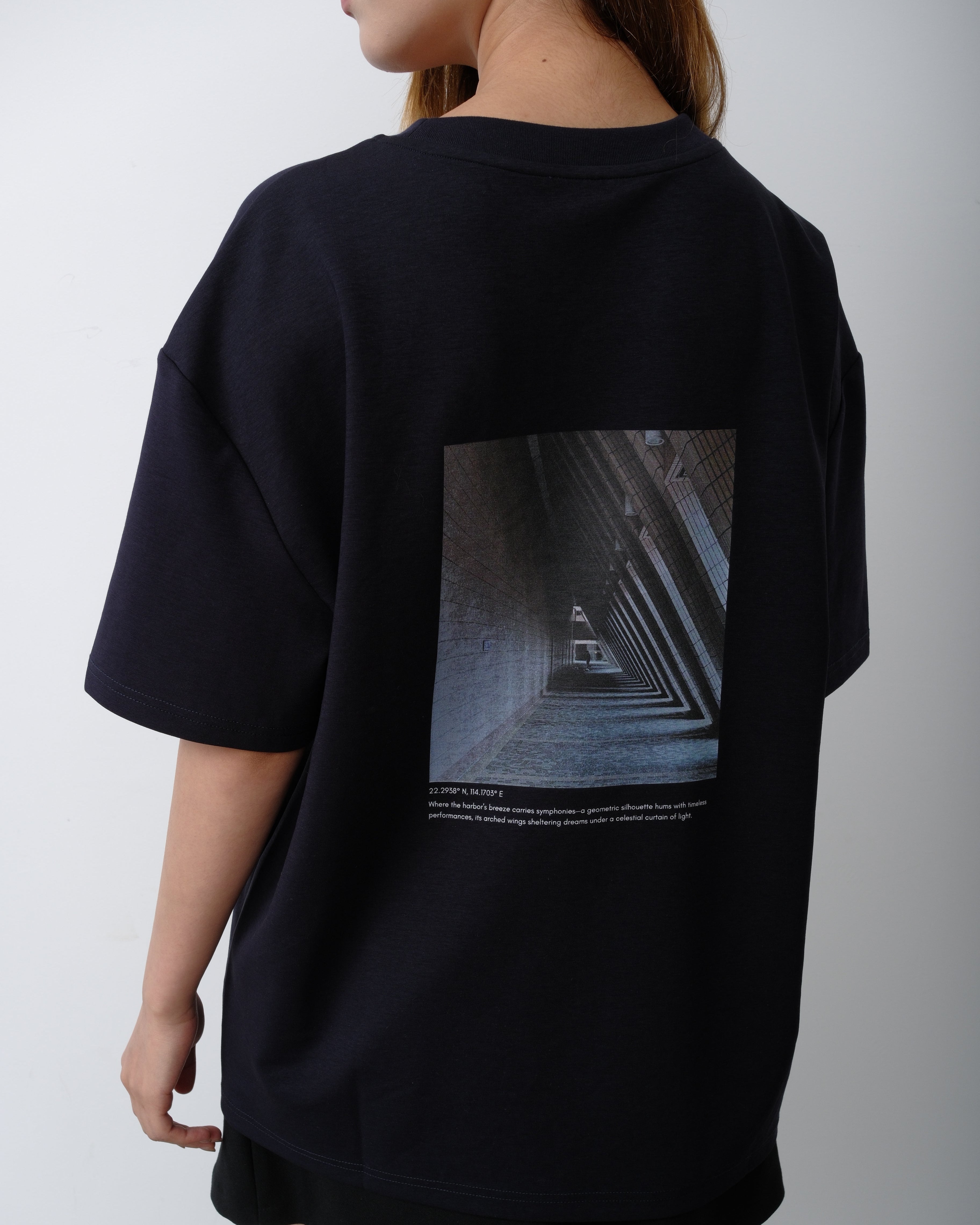 D852 Oversized T-Shirt Royal Navy