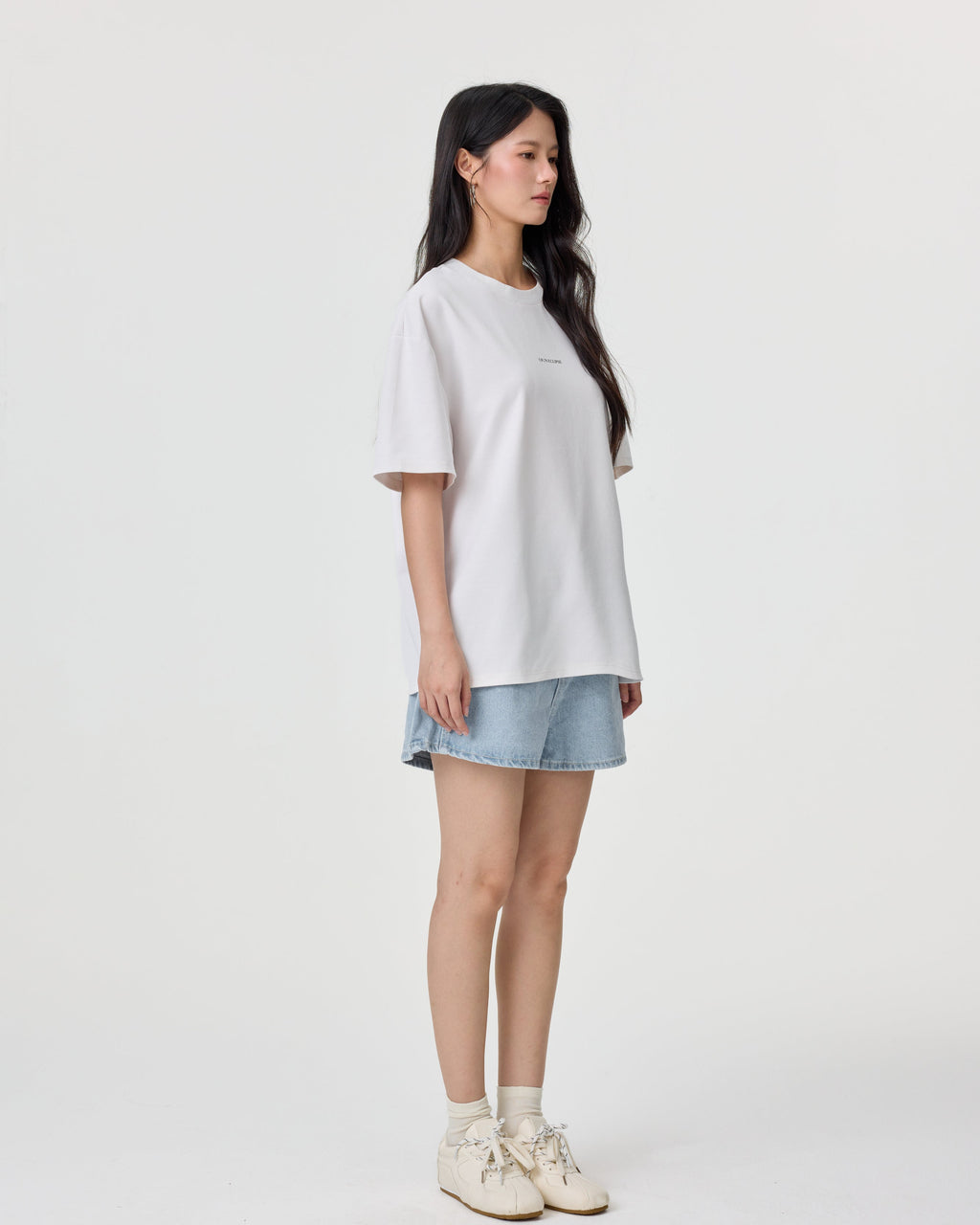 D852 Oversized T-Shirt Classic White