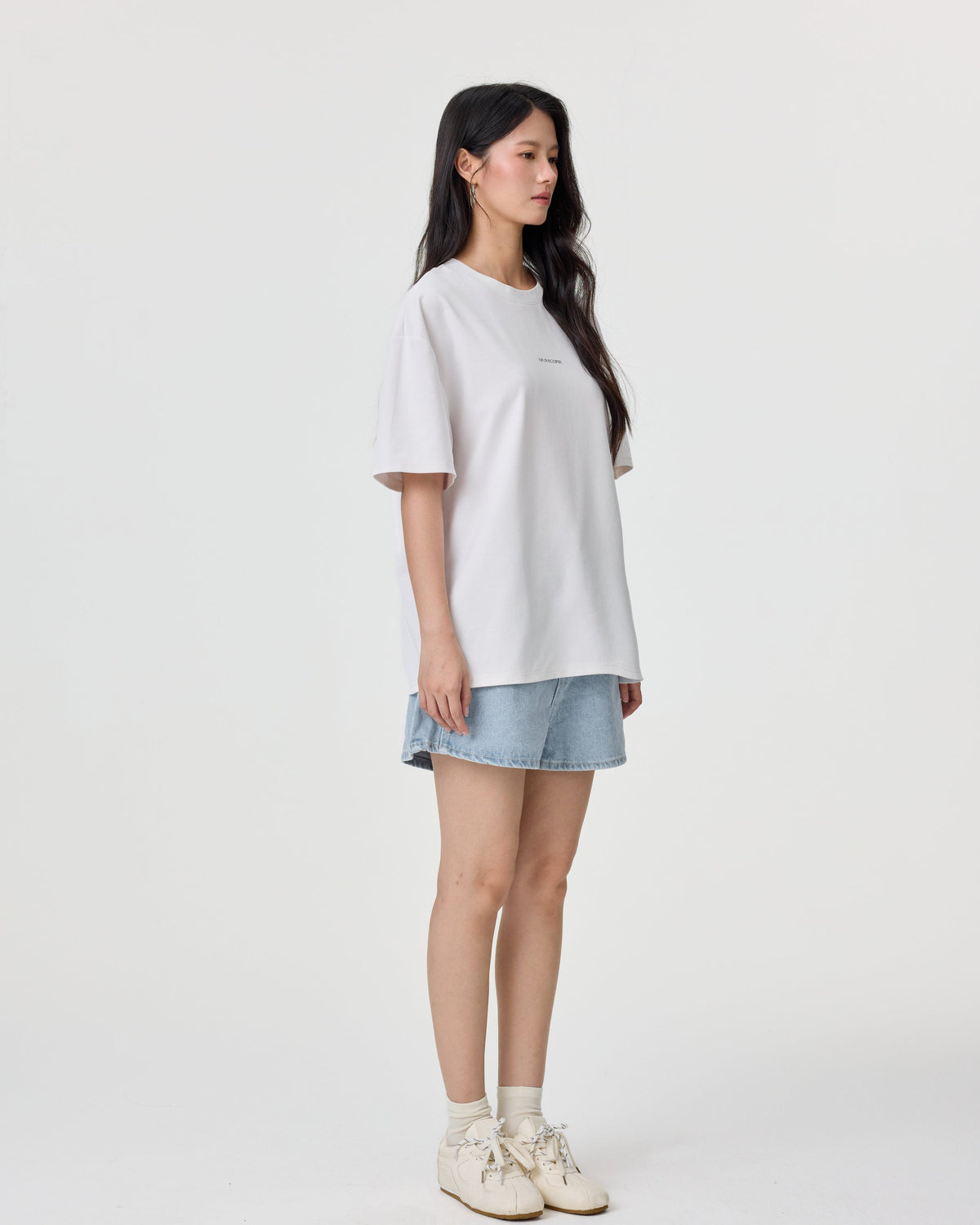 D852 Oversized T-Shirt Classic White