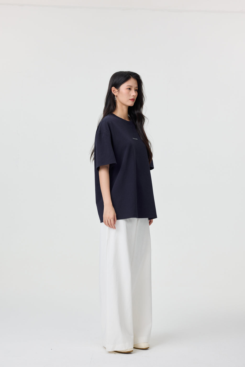D852 Oversized T-Shirt Royal Navy