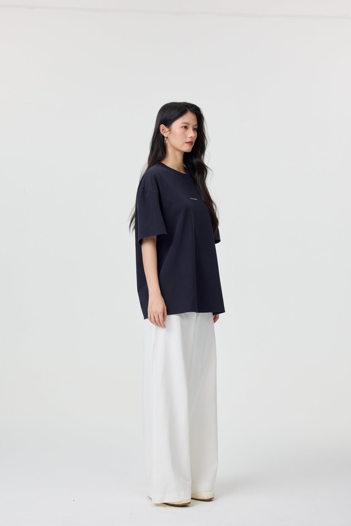 D852 Oversized T-Shirt Royal Navy