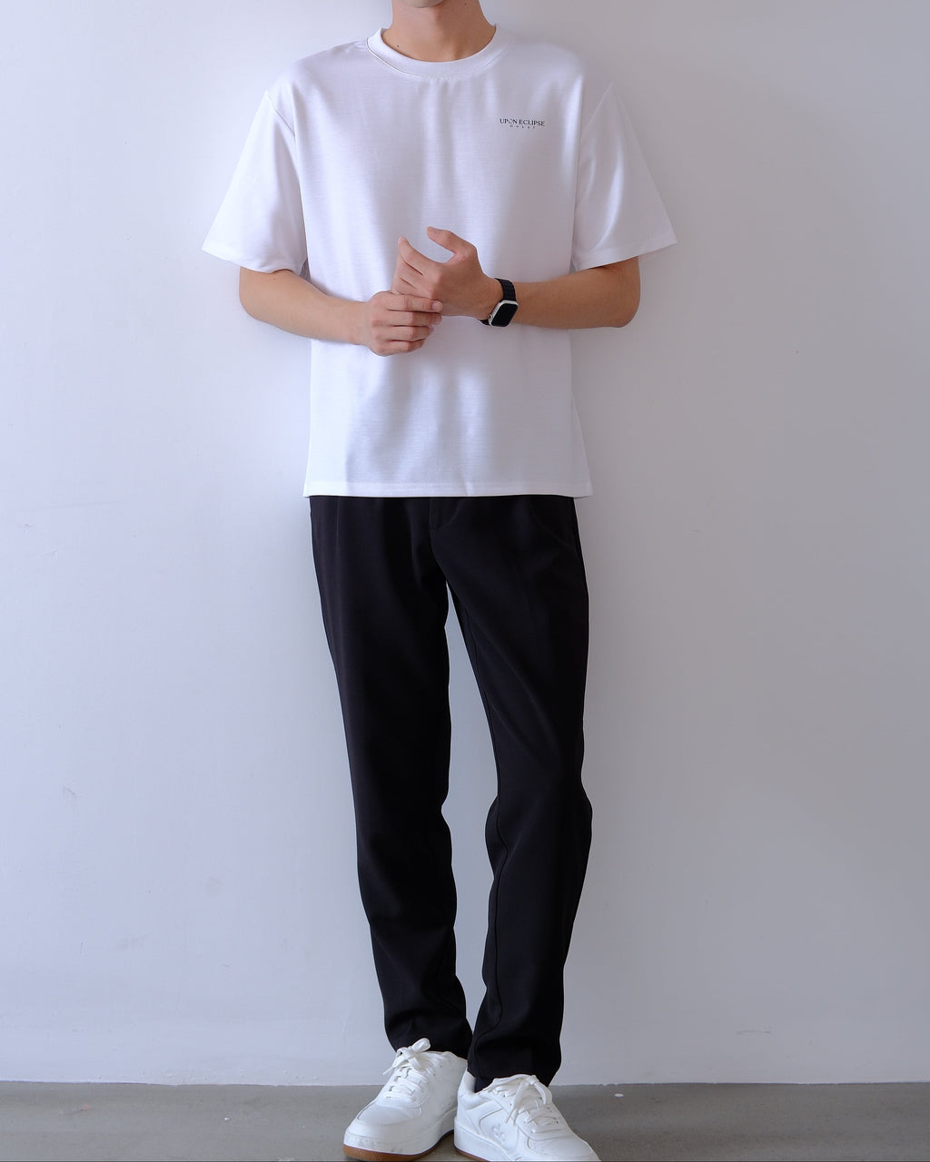 Foundational Classic-Fit Trousers Matte Black