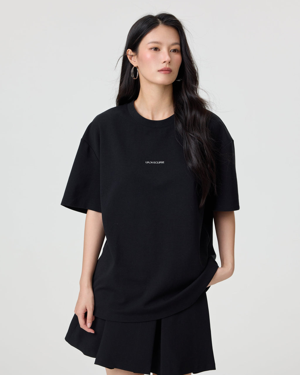 D852 Oversized T-Shirt Matte Black