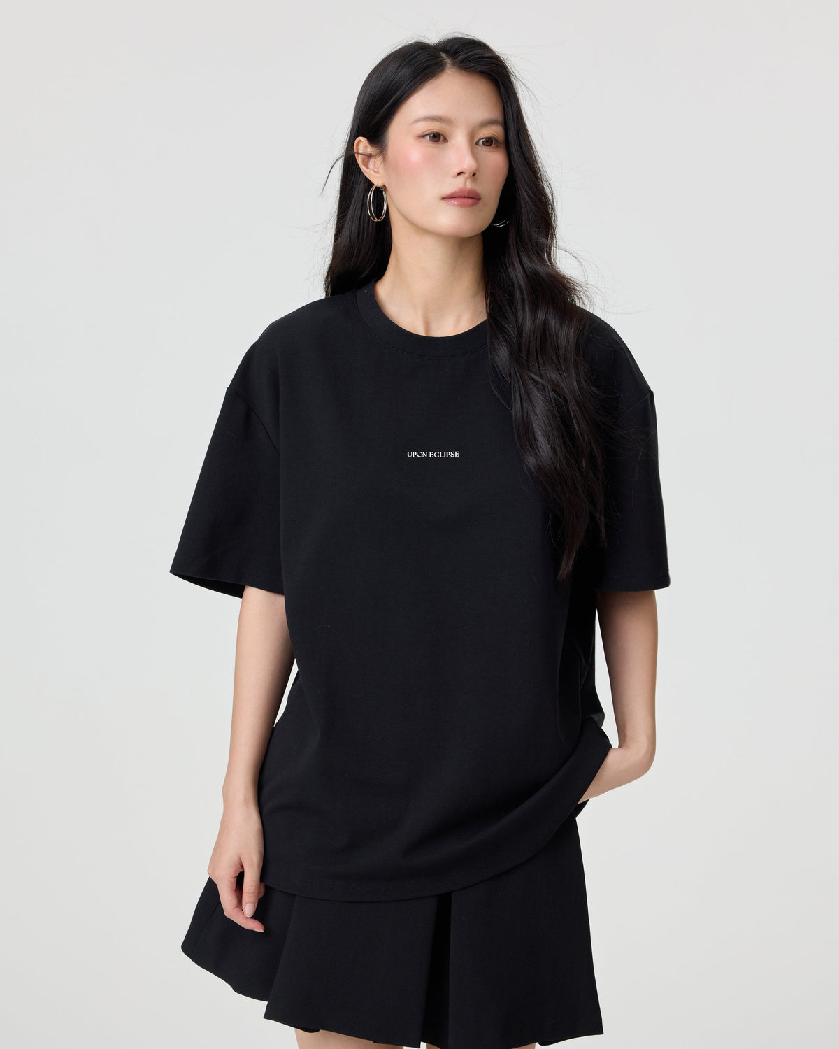 D852 Oversized T-Shirt Matte Black
