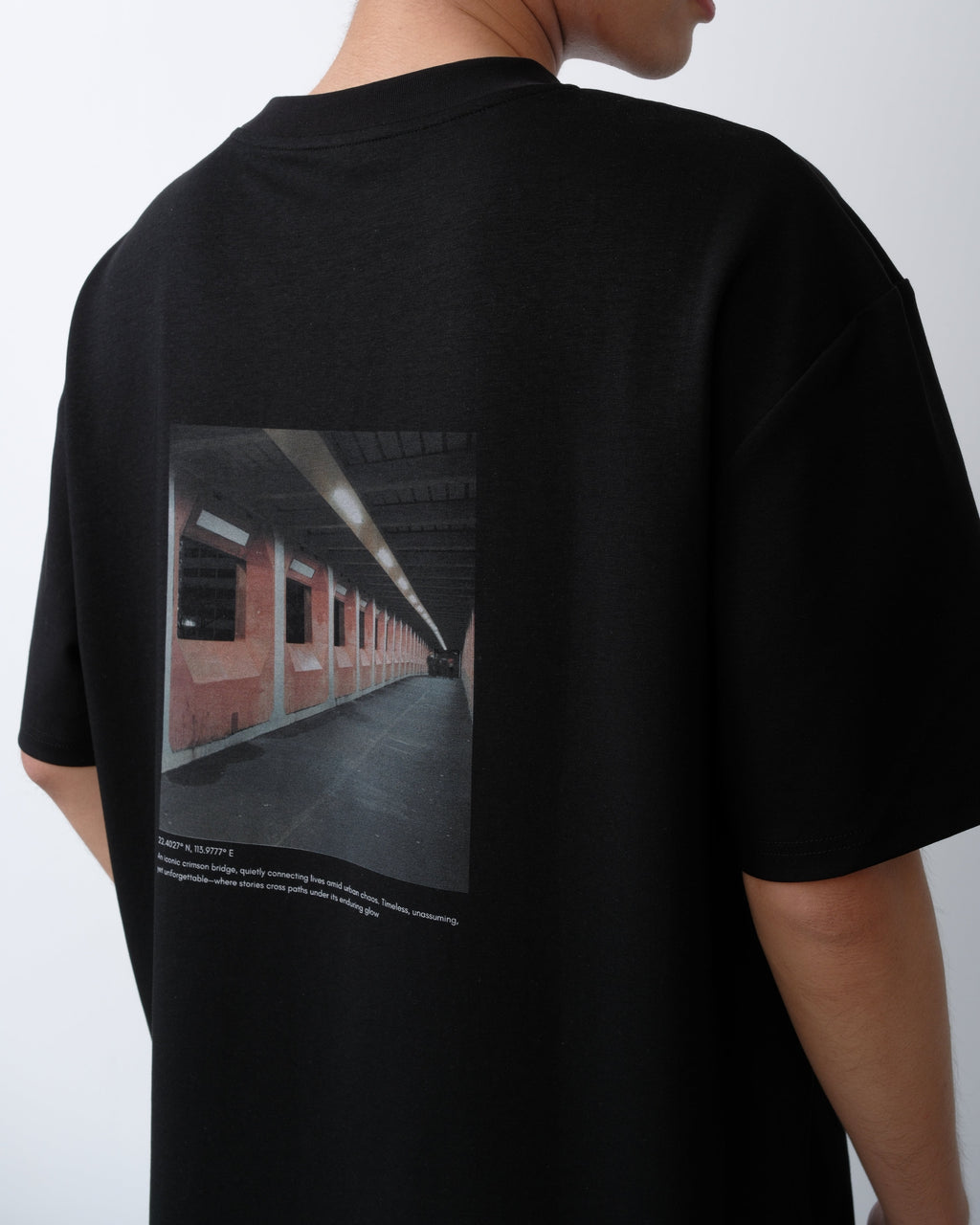 D852 Oversized T-Shirt Matte Black