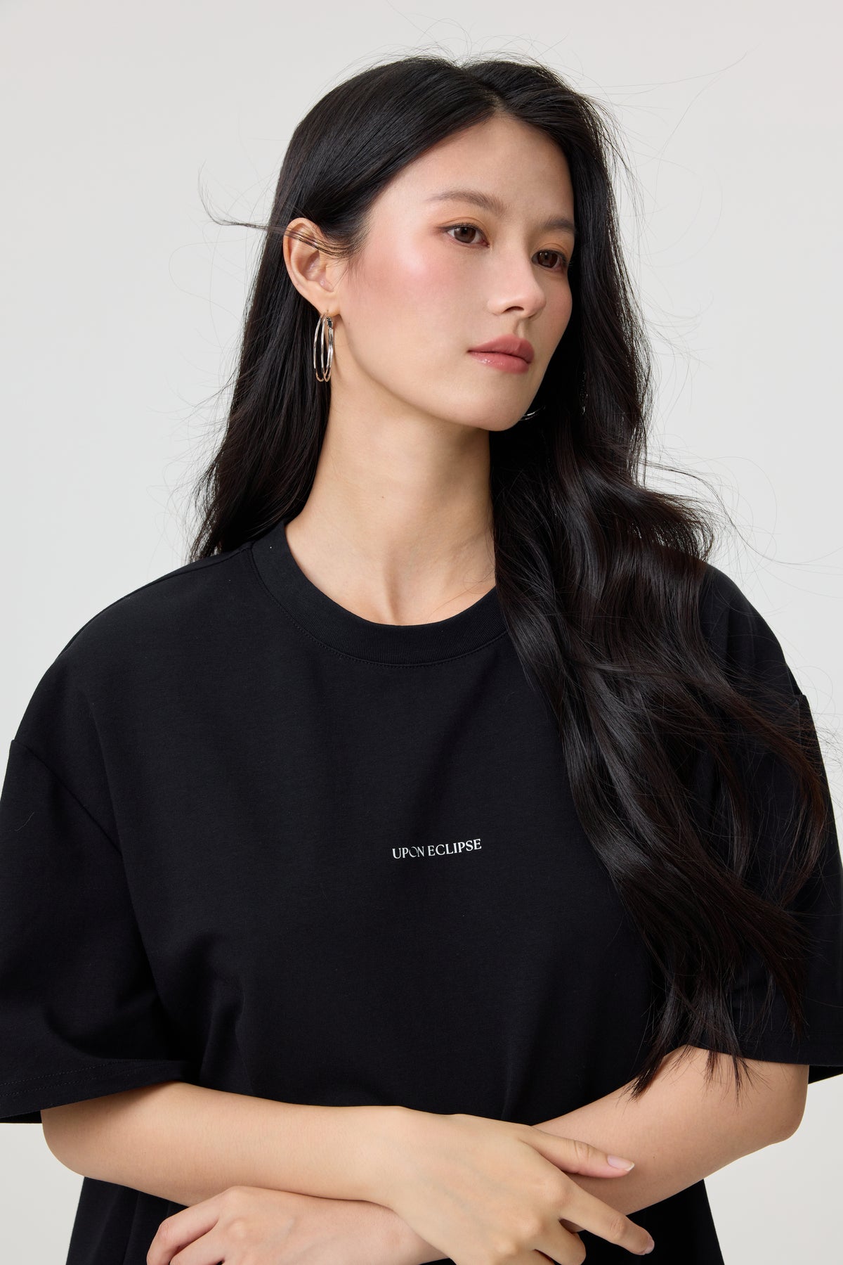 D852 Oversized T-Shirt Matte Black