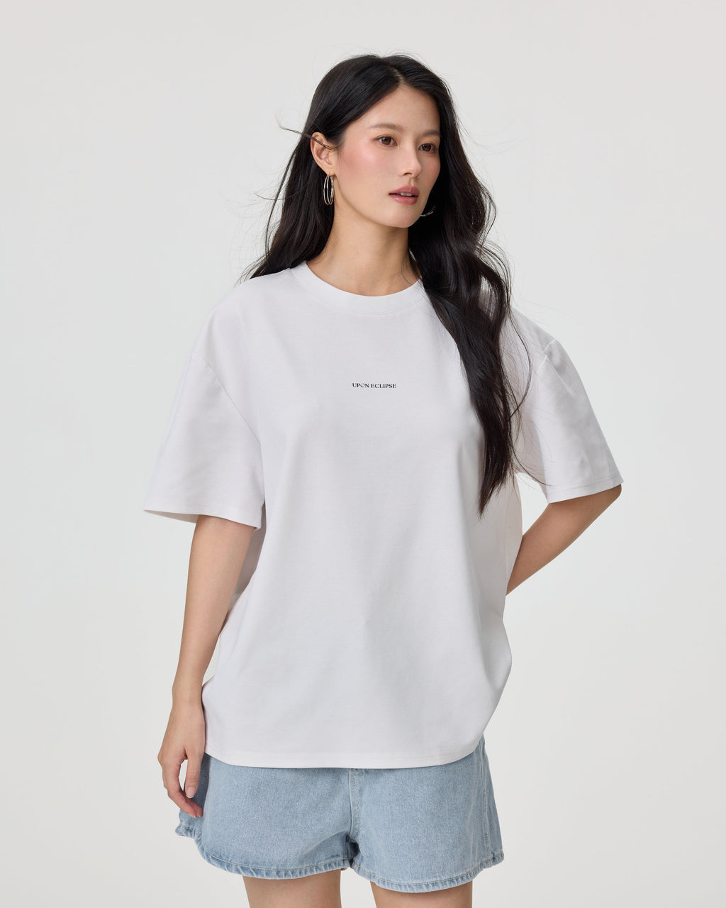 D852 Oversized T-Shirt Classic White