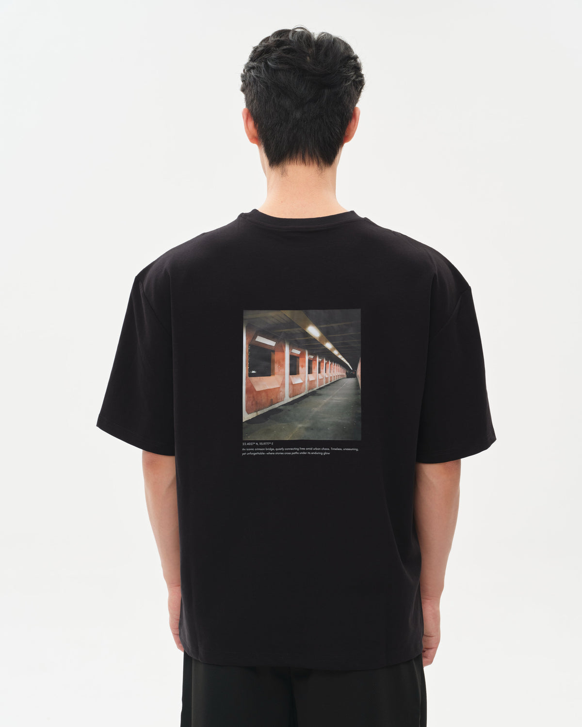 D852 Oversized T-Shirt Matte Black