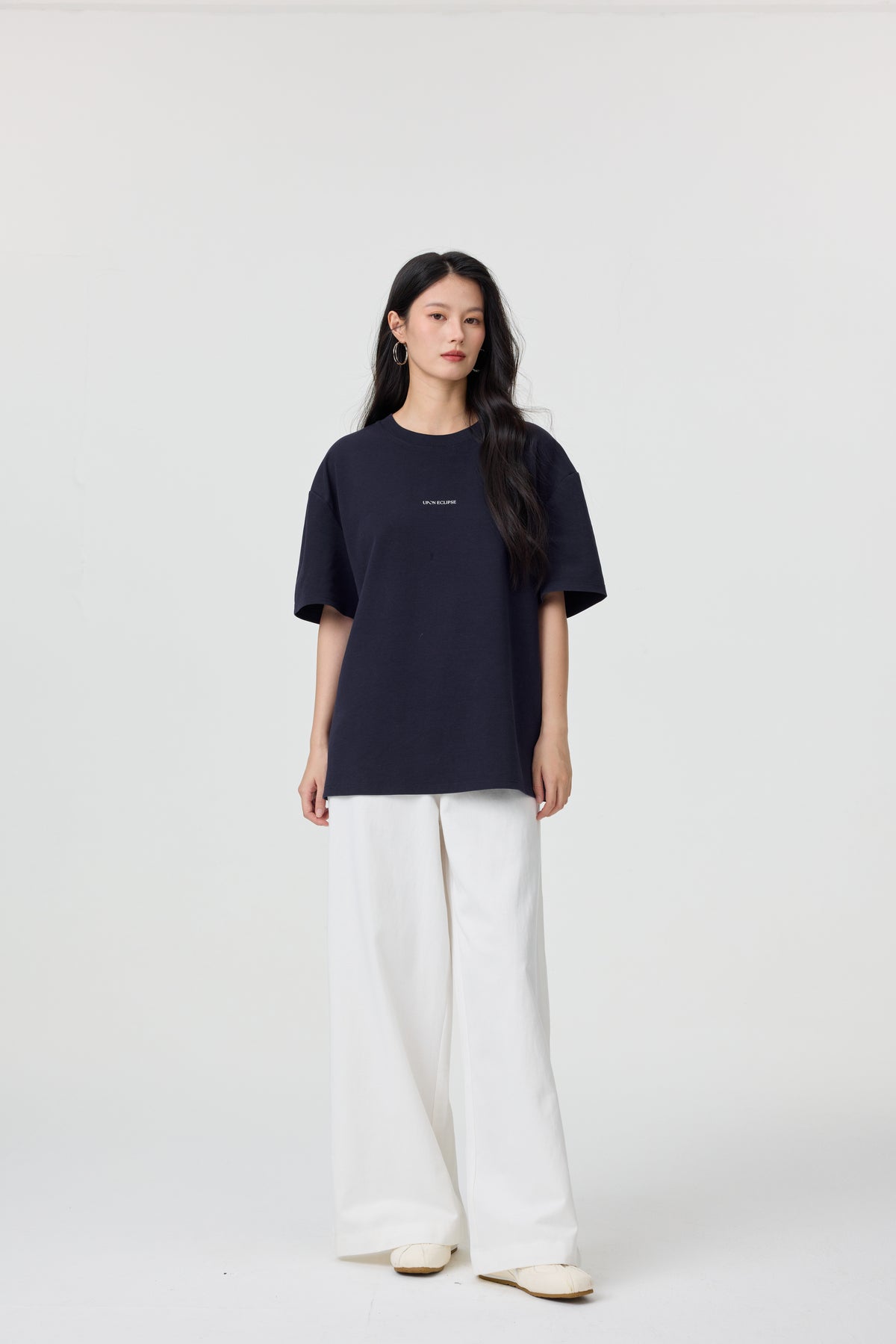 D852 Oversized T-Shirt Royal Navy