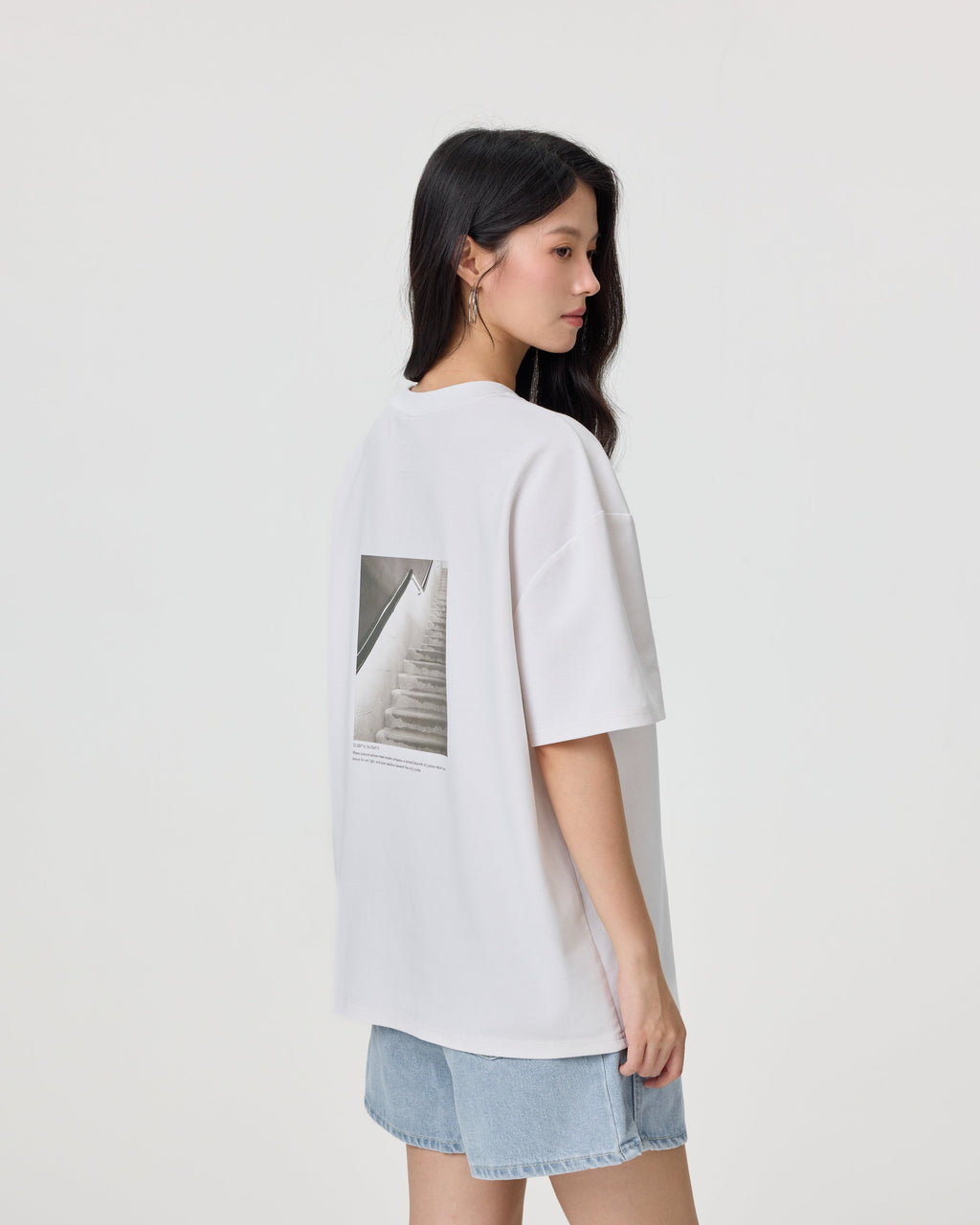 D852 Oversized T-Shirt Classic White